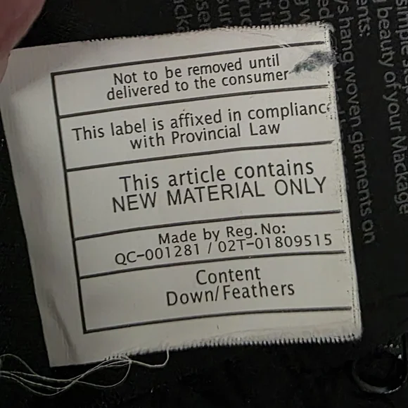 Mackage Small Down Parka Real Fur Trim Hood Long Puffer Coat Dark Green Womens S - Picture 15 of 16